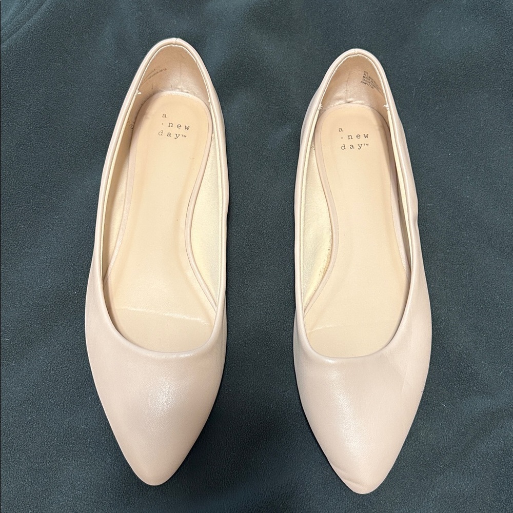 A New Day Nude Pointed Toe Flats